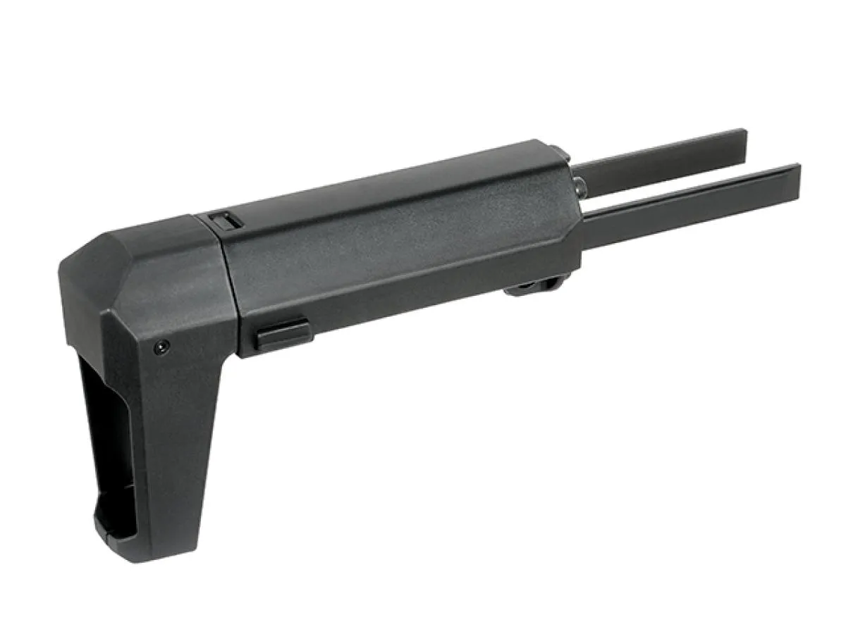 Telescopic PDW stock for AR15/M4 Rifle - Black [Double Eagle]